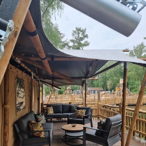 Safaritent 6 personen - Luxe incl. sanitair