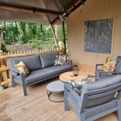 Safaritent 4 personen - Luxe incl. sanitair