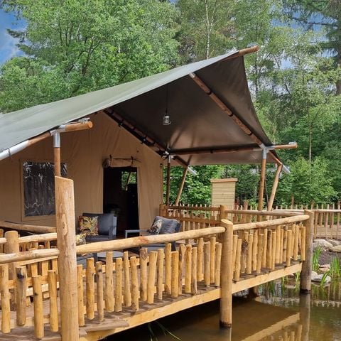 Safaritent 4 personen - Luxe incl. sanitair