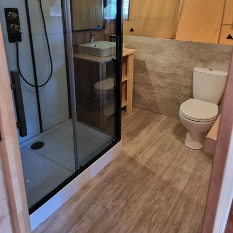 Safaritent 4 personen - Luxe incl. sanitair