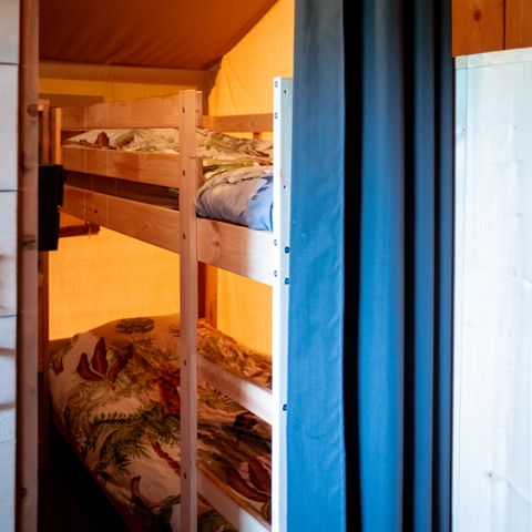 Safaritent 4 personen - incl. sanitair