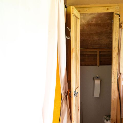 Safaritent 6 personen - incl. toilet