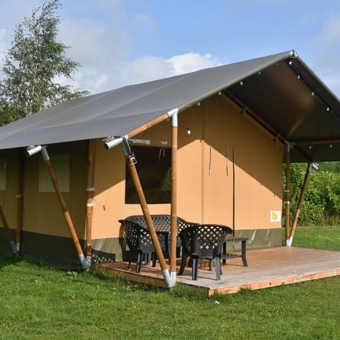 Safaritent 6 personen - incl. toilet