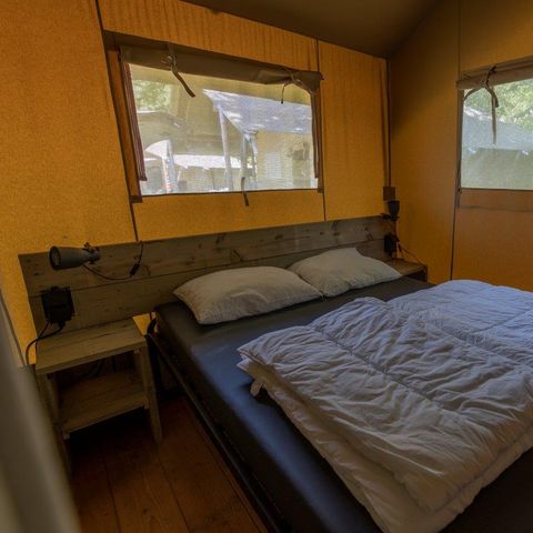 Safaritent 4 personen - incl. sanitair Safaritent 4 personen - incl. sanitair