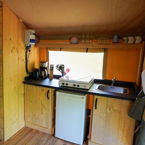 Safaritent 4 personen - incl. toilet