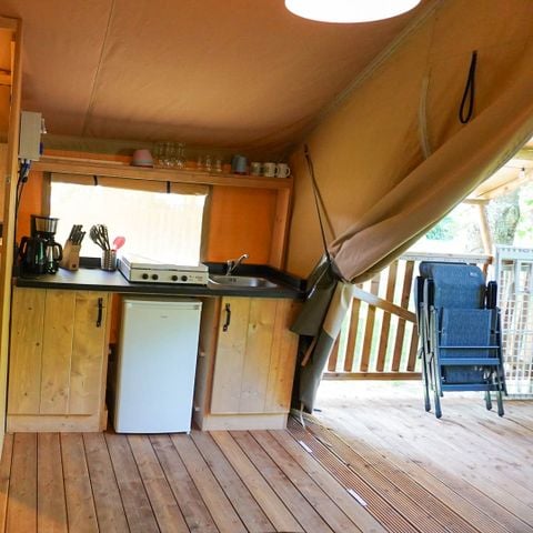 Safaritent 4 personen - incl. toilet