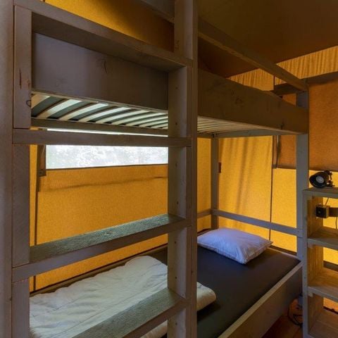 Safaritent 4 personen - incl. sanitair