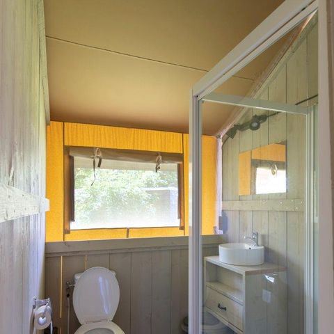 Safaritent 6 personen - incl. sanitair