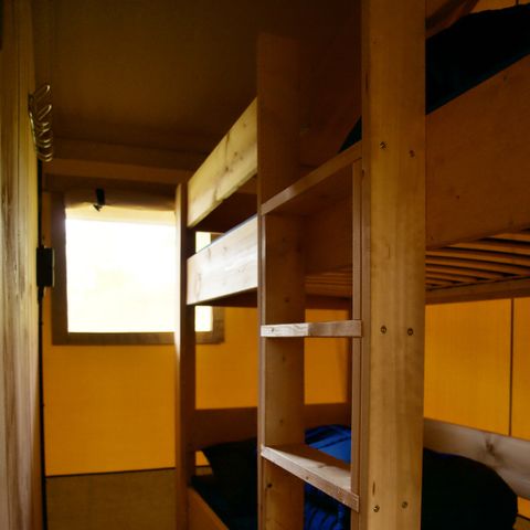 Safaritent 4 personen - incl sanitair