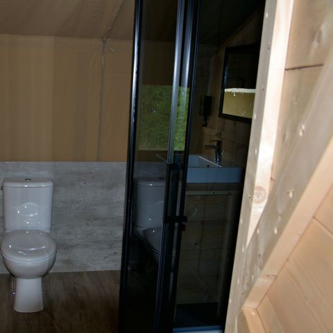 Safaritent 4 personen - incl sanitair