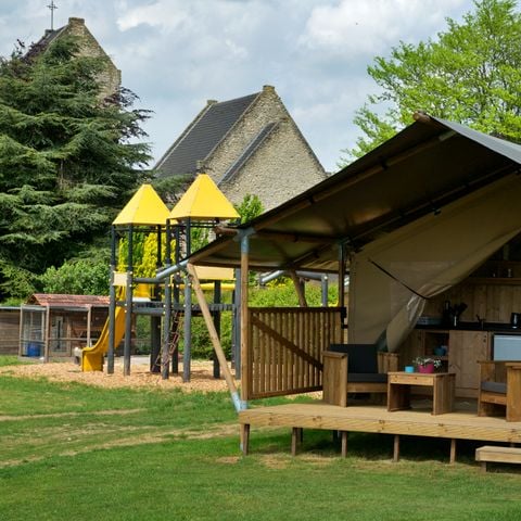 Safaritent 4 personen - incl sanitair