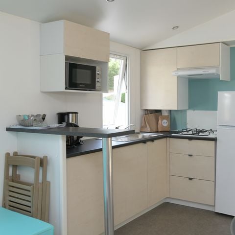 Stacaravan 6 personen - Aqua  (max 4 adults)