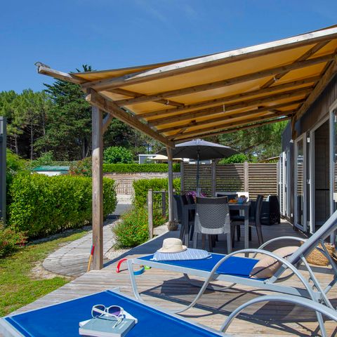 Stacaravan 6 personen - EXCLUSIEF 3 slaapkamers met master suite