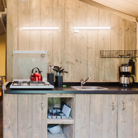 Safaritent 6 personen - incl. sanitair