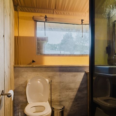 Safaritent 6 personen - incl. sanitair