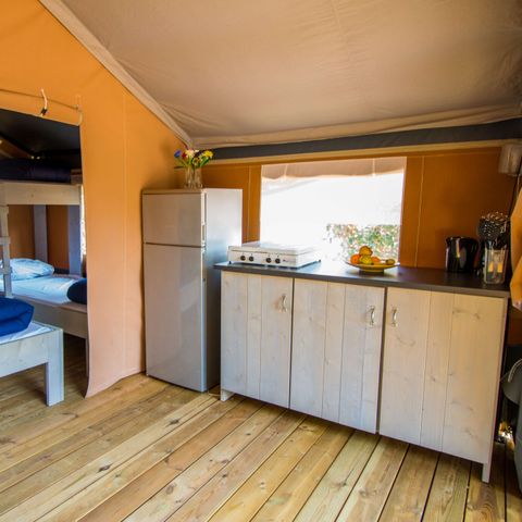 Safaritent 5 personen - Safaritent Comfort + airco