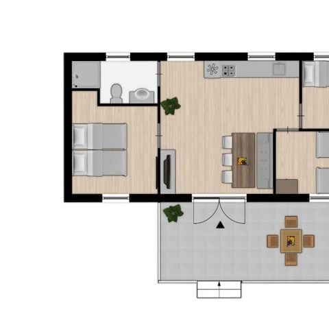 Chalet 6 personen - RP6A