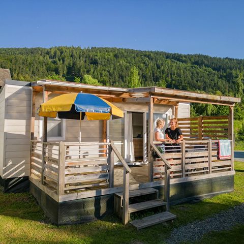 Bungalow 6 personen - Mobile-home | Comfort | 3 Slaapkamers | 6 Pers. | Verhoogd terras | Airconditioning