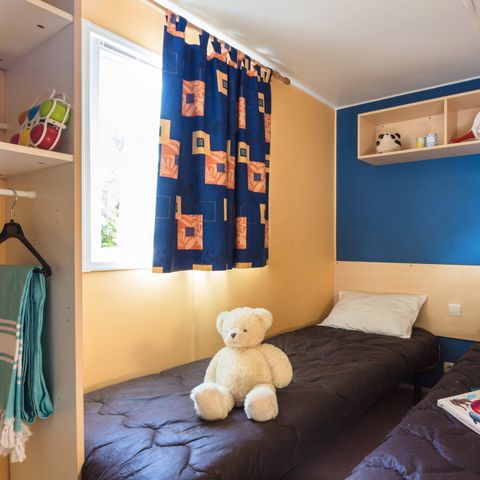 Stacaravan 6 personen - Klassiek | 2 Slaapkamers | 4/6 Pers. | Verhoogd terras