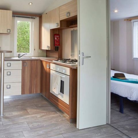 Stacaravan 8 personen - Klassiek | 3 Slaapkamers | 6/8 Pers. | Verhoogd terras
