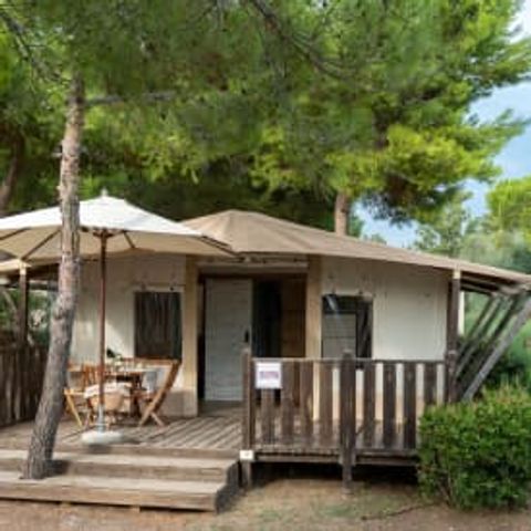 Stacaravan 5 personen - Safaritent 5p 2ch ****