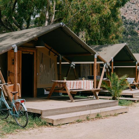 Tent 4 personen - Glamping Safari Basis