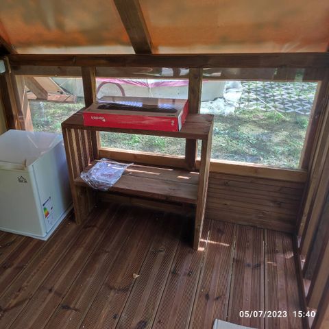 Lodge 2 personen - Fiets tent