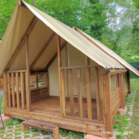 Lodge 2 personen - Fiets tent