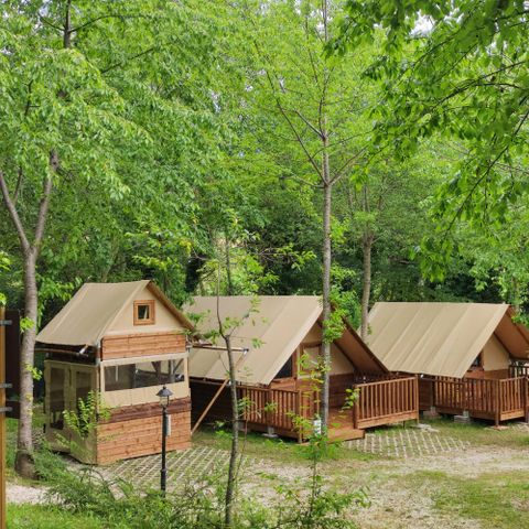 Lodge 2 personen - Fiets tent