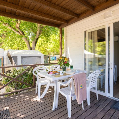 Stacaravan 6 personen - Lodge Elite Familie