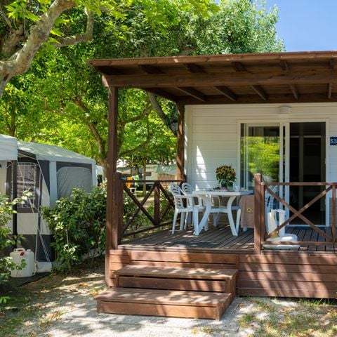 Stacaravan 6 personen - Lodge Elite Familie