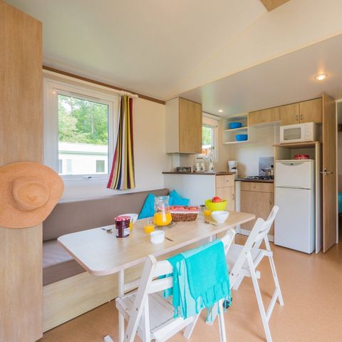 Stacaravan 4 personen - Classic XL | 2 slaapkamers | 4 pers. | Single terras