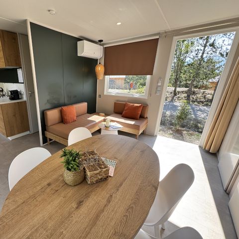 Stacaravan 4 personen - Sunêlia Luxe Traversant 2 Slaapkamers - 1SDB - 31.6m² - 2 slaapkamers