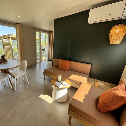 Stacaravan 4 personen - Sunêlia Luxe Traversant 2 Slaapkamers - 1SDB - 31.6m² - 2 slaapkamers
