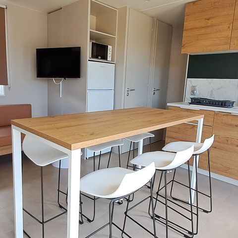 Stacaravan 6 personen - Sunêlia Luxe 3 kamers - 1SDB - 33m² - Frankrijk