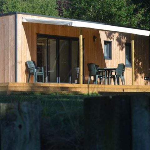 Lodge 4 personen - Lodge Family 34.02 m² - 2 slaapkamers + Terras + TV