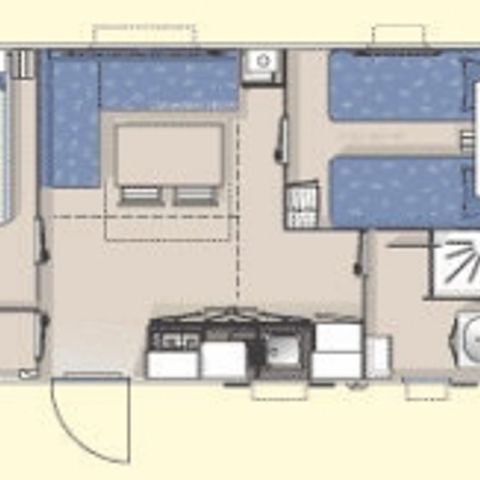 Stacaravan 4 personen - Zen 2 CH 4 pers
