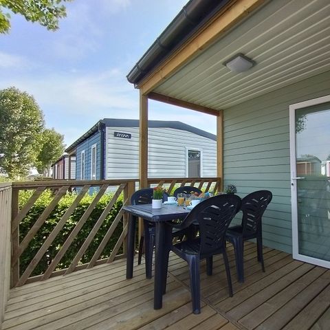 Stacaravan 4 personen - 4 personen comfort 2 slaapkamers