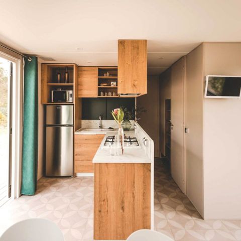 Stacaravan 6 personen - 6 personen comfort + (3 slaapkamers)