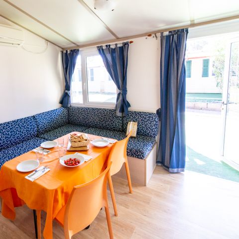 Stacaravan 4 personen - 2 kamers Margherita / Magnolia