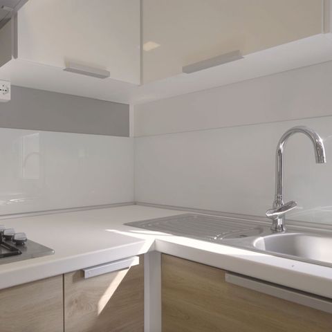 Stacaravan 4 personen - 2 kamers Orchidea