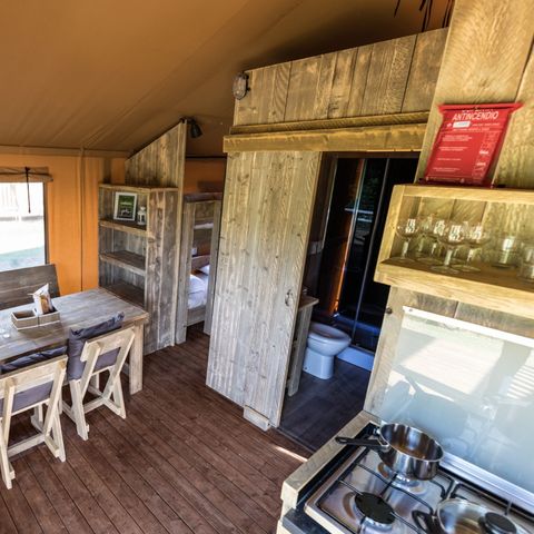 Safaritent 4 personen - Tendi Safaritent met badkamer