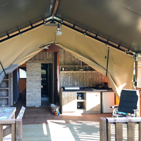 Safaritent 4 personen - Tendi Safaritent met badkamer