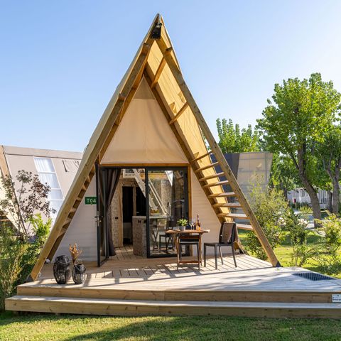 Tent 4 personen - Luxe Air Lodge Glamping Huisdieren niet toegestaan
