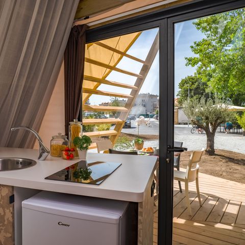 Tent 4 personen - Luxe Air Lodge Glamping Huisdieren niet toegestaan