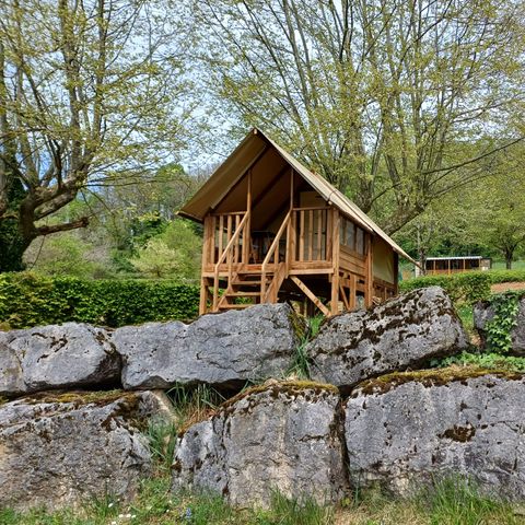 Tent 2 personen - Cyclo'Oh lodgetent - Zonder sanitair
