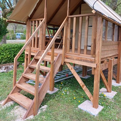 Tent 2 personen - Cyclo'Oh lodgetent - Zonder sanitair