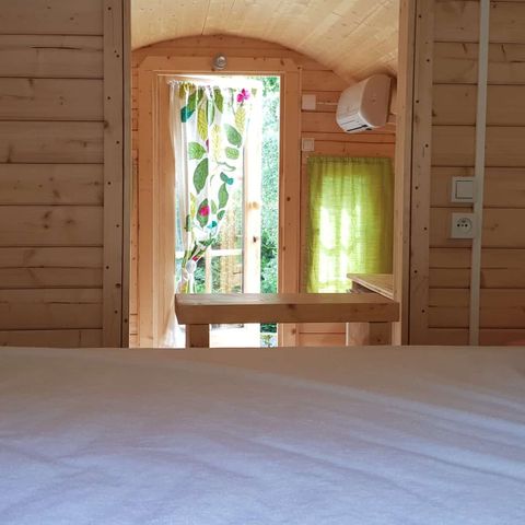 UNIEKE ACCOMMODATIE 2 personen - Tonneau accommodatie - Geen sanitaire voorzieningen - Droog toilet