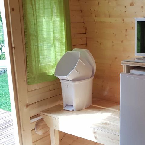 UNIEKE ACCOMMODATIE 2 personen - Tonneau accommodatie - Geen sanitaire voorzieningen - Droog toilet