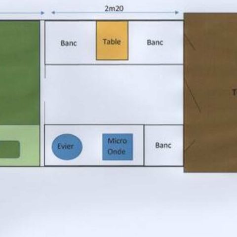 UNIEKE ACCOMMODATIE 2 personen - Tonneau accommodatie - Geen sanitaire voorzieningen - Droog toilet